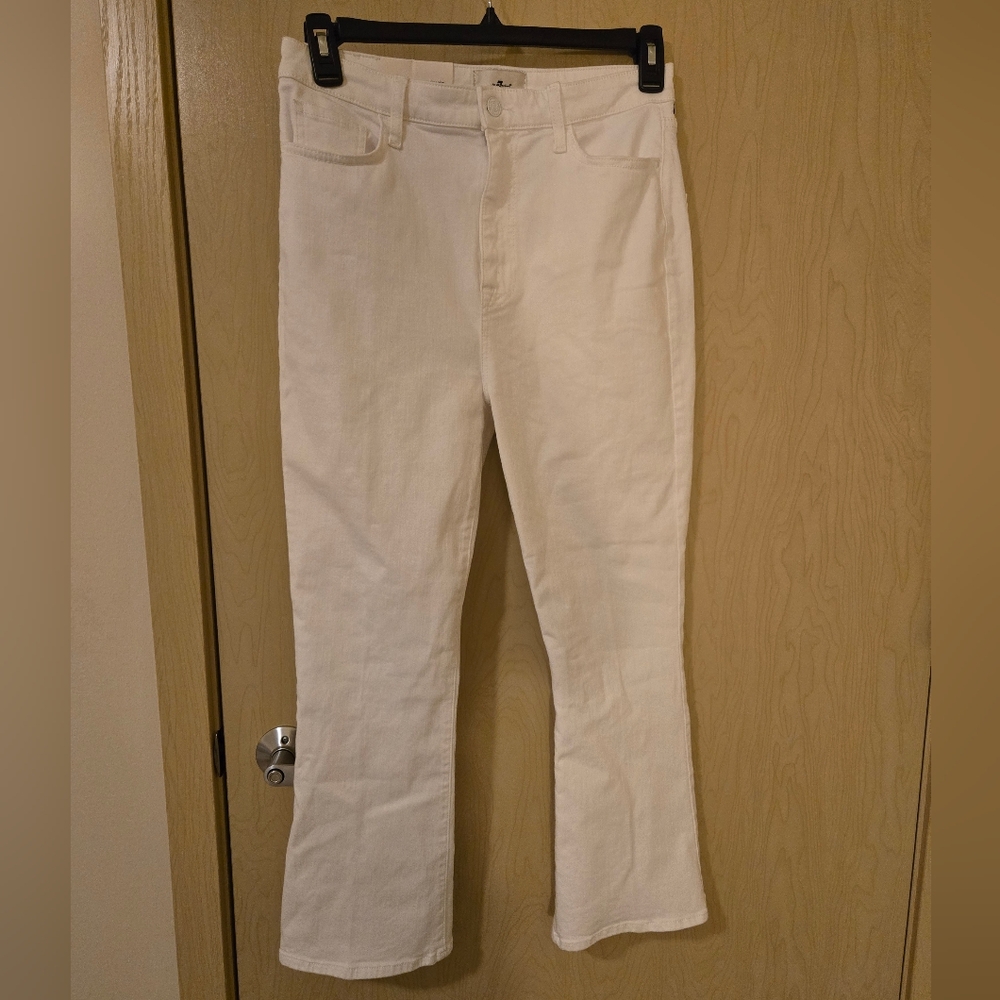 NWT 7 For All Mankind White Skinny Jeans (30)